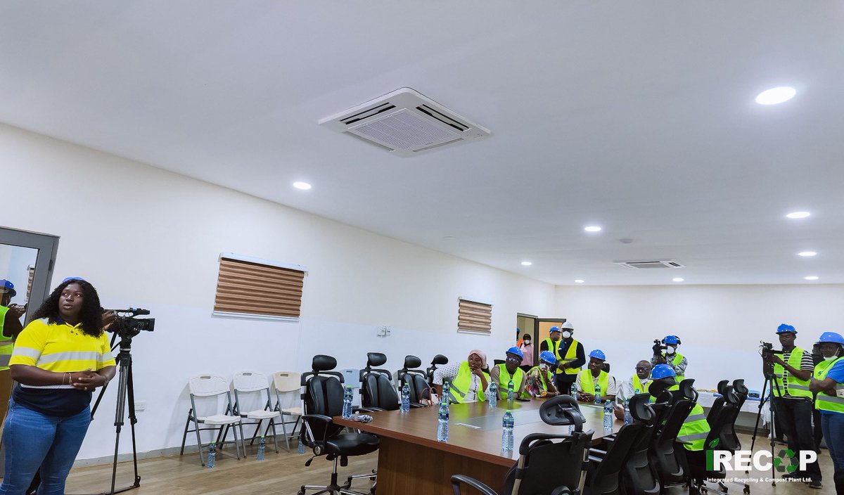 ZoomlionLtd's tweet photo. The Chairman of the Committee, Hon. John Oti Bless, called for increased gov’t and stakeholder support for recycling and sustainable waste management initiatives, while commending Zoomlion for its contribution to Ghana’s sanitation efforts. #ZoomlionGhana #DambaiIRECOP https://t.co/et7UGwnZQ9