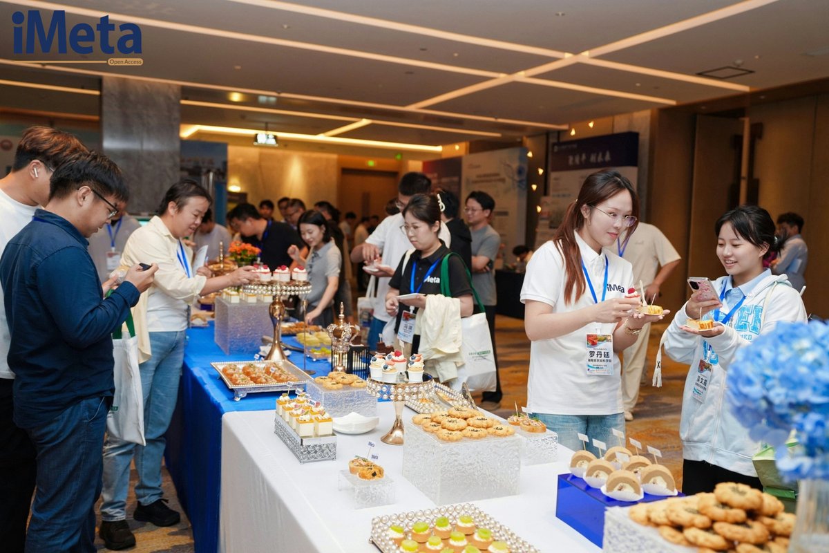 iMetaScience's tweet photo. 🔥The iMeta Conference 2026 has come to a successful close!!!🥳
Researchers from diverse fields gathered to discuss the latest advances in information science, meta-omics, and life sciences, sparking new ideas and fostering interdisciplinary collaboration.
#iMeta #LifeScience https://t.co/O91ontLjnz