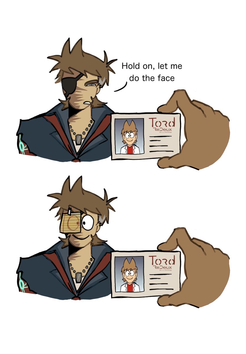 glitterpocket2k's tweet photo. i actually really hate how i made him look here. boi why u look like that 😂 #tord #eddsworld https://t.co/Vhrep7LbdZ