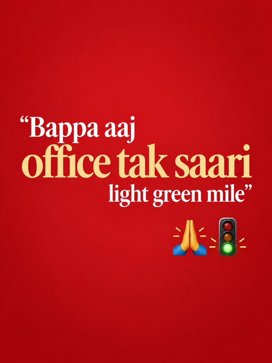 TrafficGGM's tweet photo. 1/2
May Bappa bless our daily Gurugram commute! 🙏🚦
From manifesting green lights to first-try
parking spots, we've compiled the ultimate commuter wishlist. What's your top traffic prayer
today?
#GurugramTraffic #GaneshChaturthi #Gurgaon #BappaMorya
#HaryanaPolice #Finkeda https://t.co/xAwlPrtNcm
