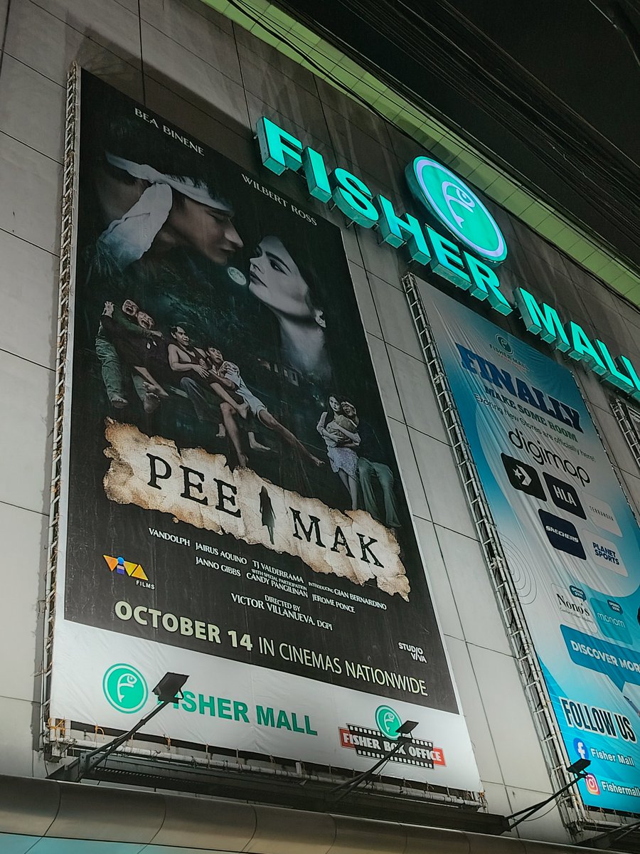 QueentanaRen7's tweet photo. Hi po @beabinene @itswilbertross @exgangleader  Naka Up na pala Billboard ng PeeMak sa Fishermall Quezon Ave. Hehehe https://t.co/A4xXIAUuU4