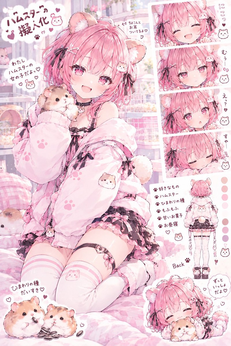 yumena_22's tweet photo. チャッピーに作って貰った猫の擬人化とハムスターの擬人化のあぃるちゃんです( *´꒳`*)

モデル:ぁぃるちゃん@airu_pxp です
お借りしました( *´꒳`*) https://t.co/N4WmS4VyxZ