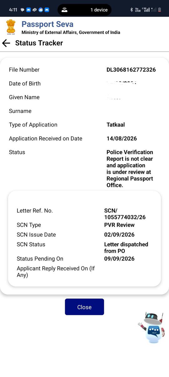 behindtheblur__'s tweet photo. @rpodelhi @RaipurRpo my pvr is pending I got it done 2 times it still showing not clear what to do it was under tatkaal I paid extra but haven't gottent anything what's the point in applying in tatkaal please help I have some medical emergency
DL3068162772326 pleasw check https://t.co/e6Sa9bF7Id