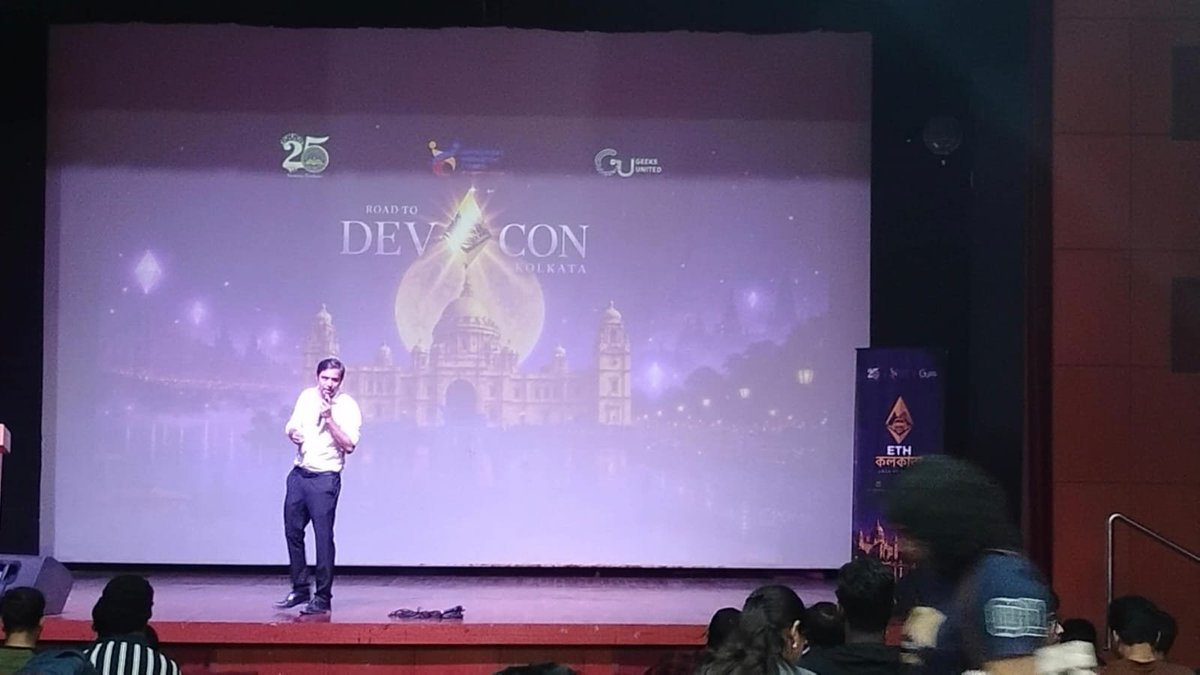 Kinjal_0912's tweet photo. Me walking into Road to DevconEvent : “I’m here to learn.”
Me walking out: “I need to update my LinkedIn”😭.Also  Left with 47 photos, 0 ETH and questionable confidence. 💀
@eth_kolkata https://t.co/GMvb3dXR78