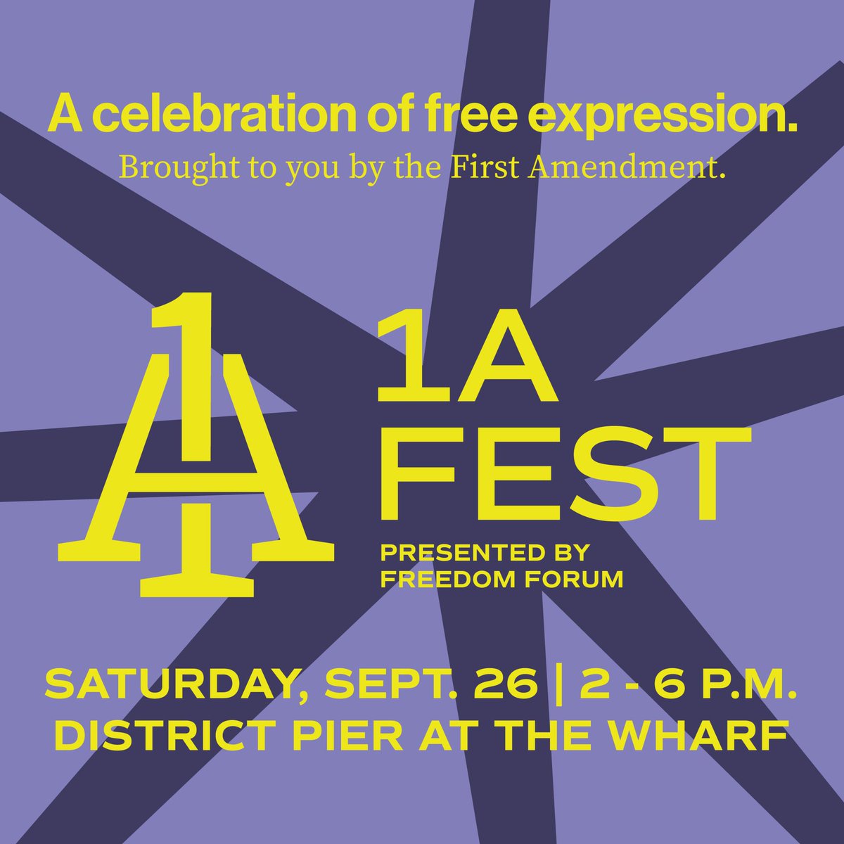 CapitolMovement's tweet photo. Join us on Sept. 26 at @TheWharfDC for @1stforall’s #1AFest — a free festival celebrating the everyday freedoms all of us enjoy, brought to you by the First Amendment. 

CMI performs at 4pm 

We can’t wait to see you there! #1AFest
https://t.co/9IeiZ1cNTu https://t.co/Vj8o4jiIrc