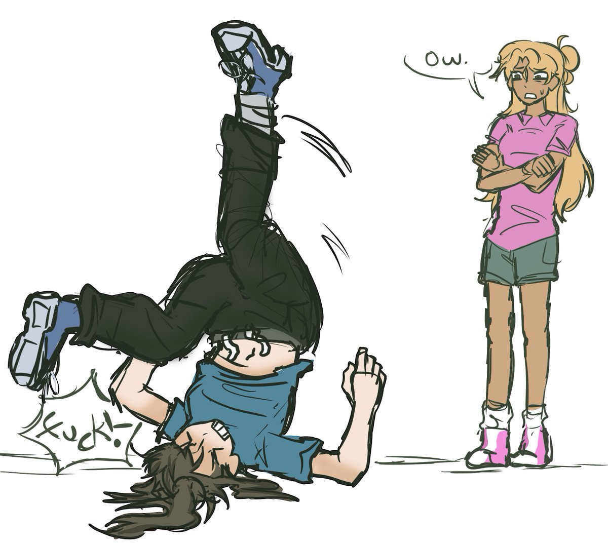 ezraidunno's tweet photo. she . Slipped while trying to do a backflip for jecka #jeckole #classof09 https://t.co/5NzUNv0bJ3