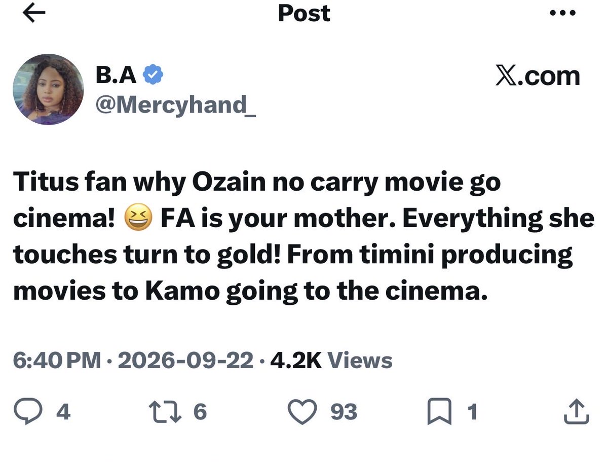 hadeybeempay's tweet photo. I hope you maintain this energy when I start sending you screenshots of who came  for who first ? … 
Cos H@te don swallow una brain !!! Jumping on Trends 🤮 https://t.co/a3gtDdAJwd