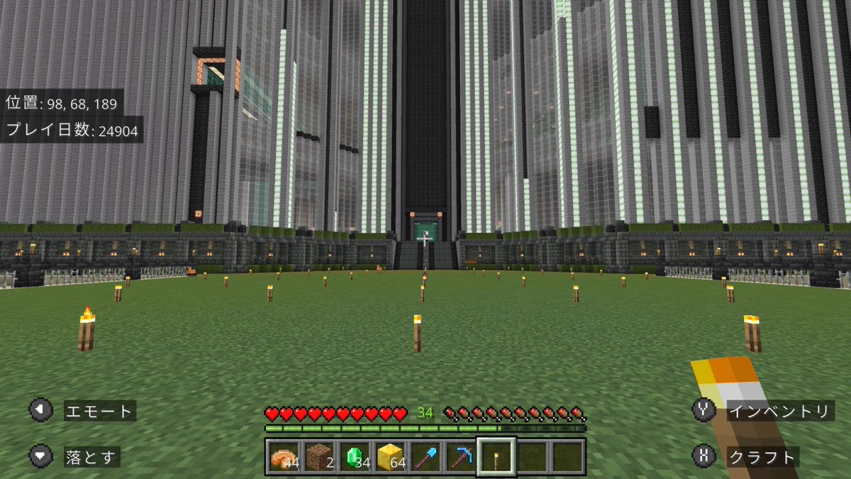 favorite_sasuke's tweet photo. もう少しでワールドの日数25000日いく！
#Minecraft https://t.co/XxWiGlEwfj