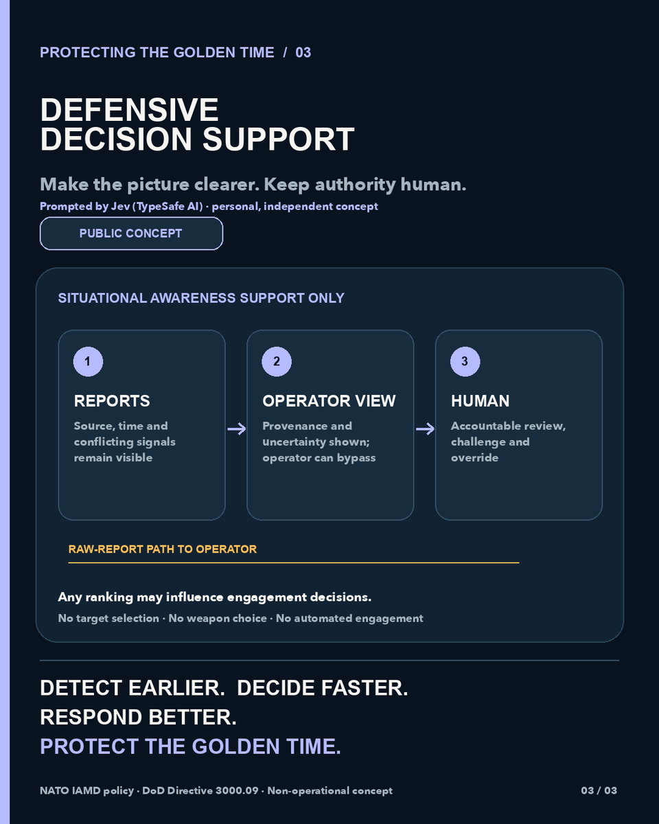 gowooni2's tweet photo. 1/ Jev made me ask a defensive design question: can AI make uncertainty visible without taking authority from people? A personal, non-operational concept. #HumanInTheLoop https://t.co/uCXUCxaB2q