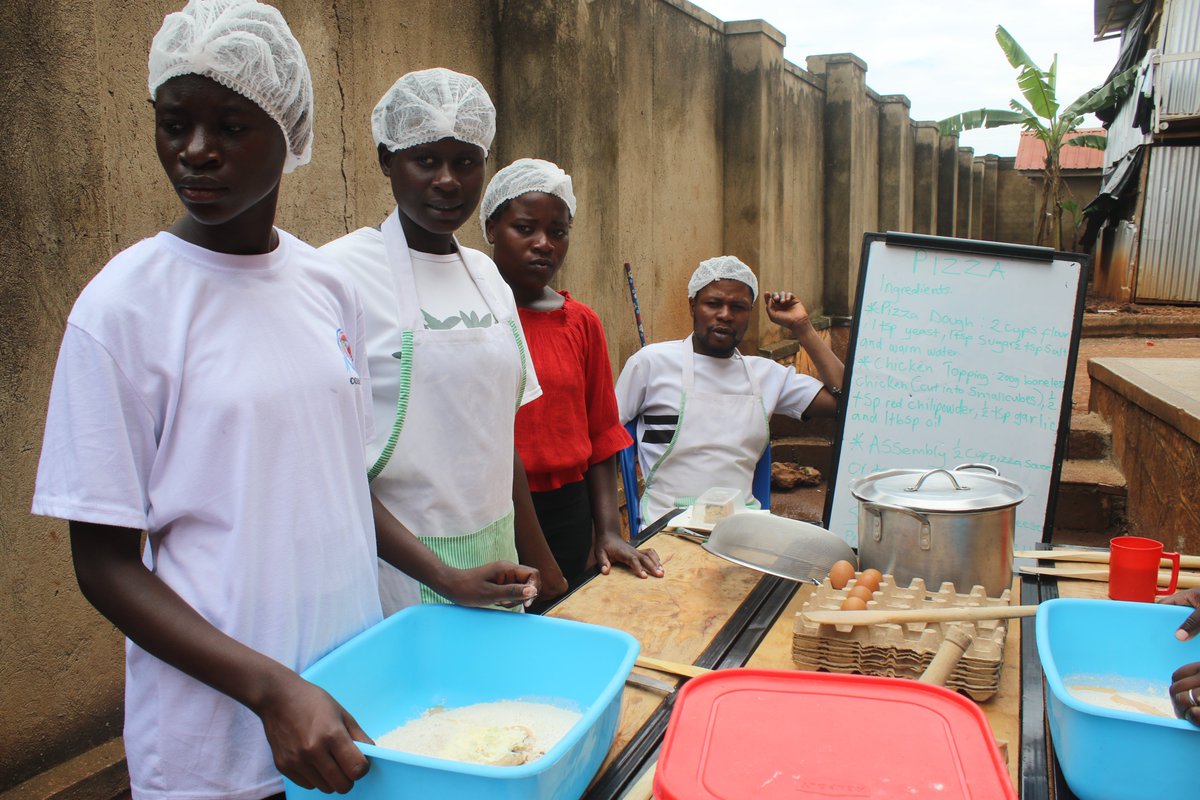 DiscipleHub256's tweet photo. Watching our students grow in confidence and master new recipes every day is truly inspiring. Step by step, they are building practical skills for sustainable futures, and we couldn't be prouder of their progress.
Today they managed to produce Chicken pizzas.
@DiscipleHub256 https://t.co/UZBMGLa5Dt
