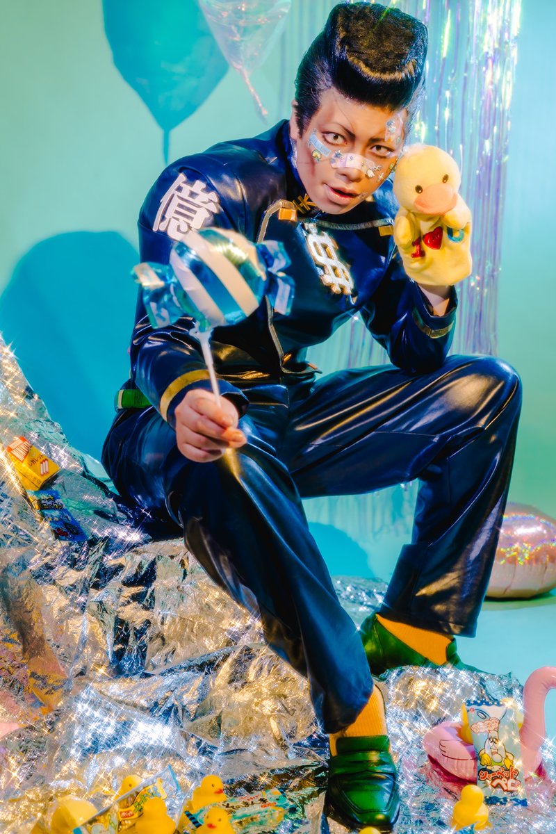 Kyomochi_come's tweet photo. ⚠︎Cosplay/コスプレ/デコラ⚠︎

　💙🎉¨̮♡⃛　𝗛𝗮𝗽𝗽𝘆 𝗕𝗶𝗿𝘁𝗵𝗱𝗮𝘆　♡⃛¨̮🎂🩵

　　　　　　　　　 #虹村億泰生誕祭2026 https://t.co/AxGsxl71eU