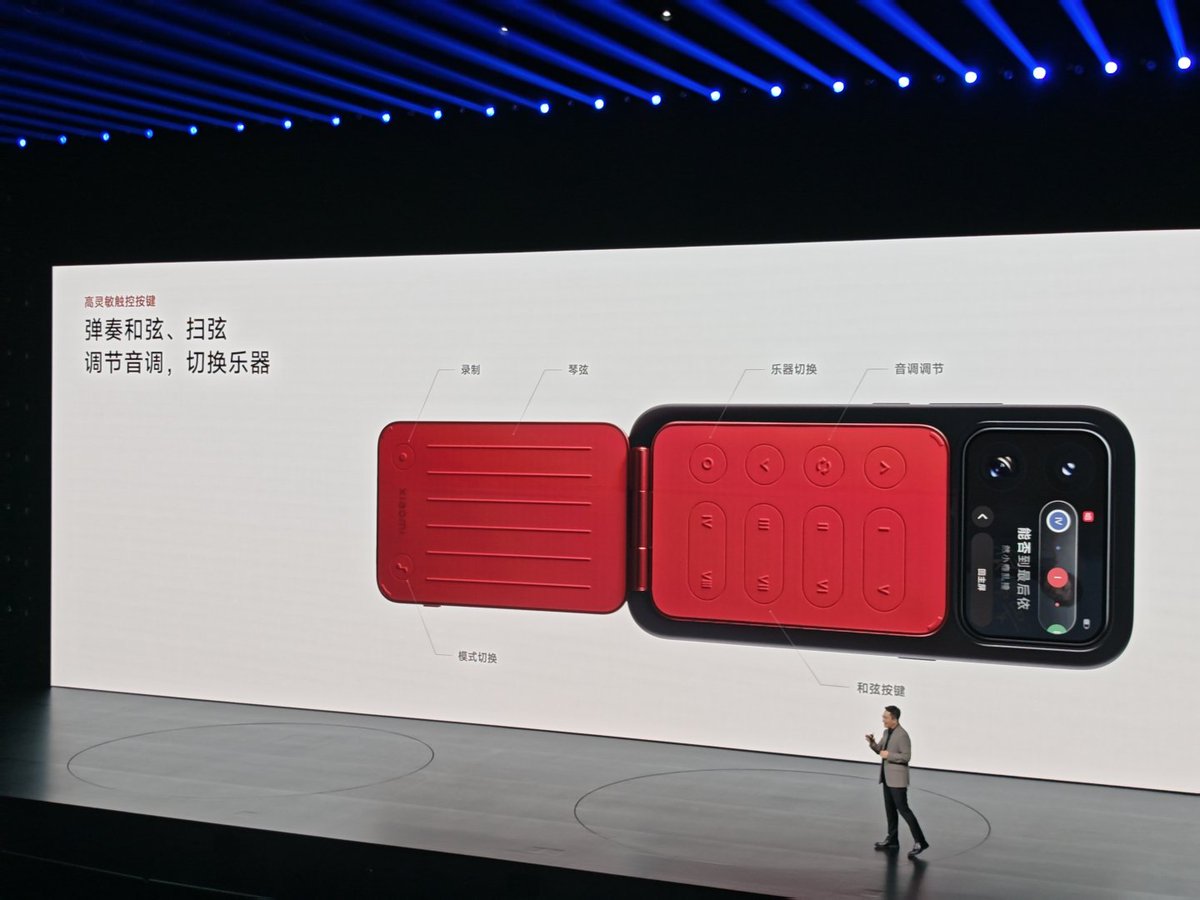 hasuyan_gadget's tweet photo. 【朗報】Xiaomiさん、背面ディスプレイを使ったギターにしてしまう謎製品を発表ww https://t.co/HHg9LORpiz