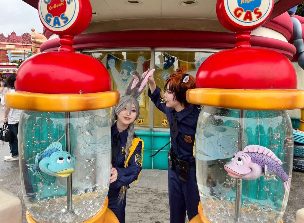 las_wolf3's tweet photo. ｽﾞﾄﾋﾟ仮装

🐰にちょっかい出してる~と思えば
世話焼いたりしてる🦊❣️
#Dハロ仮装2026 #Dハロ仮装 https://t.co/BBfNemil2G