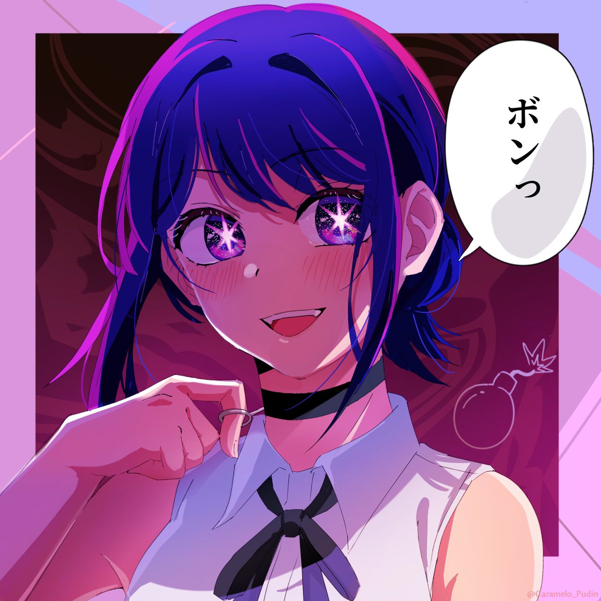 Caramelo_Pudin's tweet photo. レゼパロ再掲💣💜 https://t.co/SX5izfRNcL