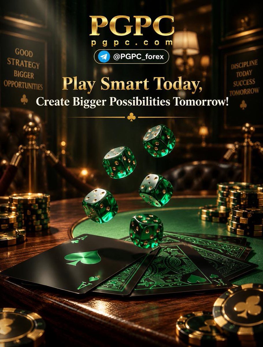 PGPC_OFFICIAL's tweet photo. 🎲 Play smart, stay focused, and enjoy every exciting moment. Great possibilities begin with every new move! ✨
📲 Telegram: @PGPC_forex
#PGPC #PlaySmart #GameTime #NewPossibilities #GoodVibes https://t.co/9gipZQkQns