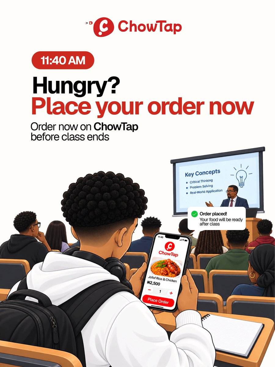 orderchowtap's tweet photo. This is the kind of campus day we're building ChowTap for.
Not just when you're hungry.
For the little things that come up throughout the day too.
Food. Pickup. Mart. Laundry. Discounts.
One ChowTap. A lot more convenience.
#OrderChowTap https://t.co/8FkGVTrD9t