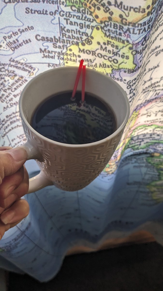 Sminichino1970's tweet photo. Good morning!  Happy #Wednesday #TwoRedStirrers   ☕❤️  My heart has made it to #Morocco. I got a surprise phone call from my Mini Me 😊❤️🇲🇦 🌊🛳️🧳 She sounds great and is having a blast!! Keep making good choices baby girl ❤️ #SemesterAtSea #SASF26  #ProudMommy https://t.co/SuVopVoUYq