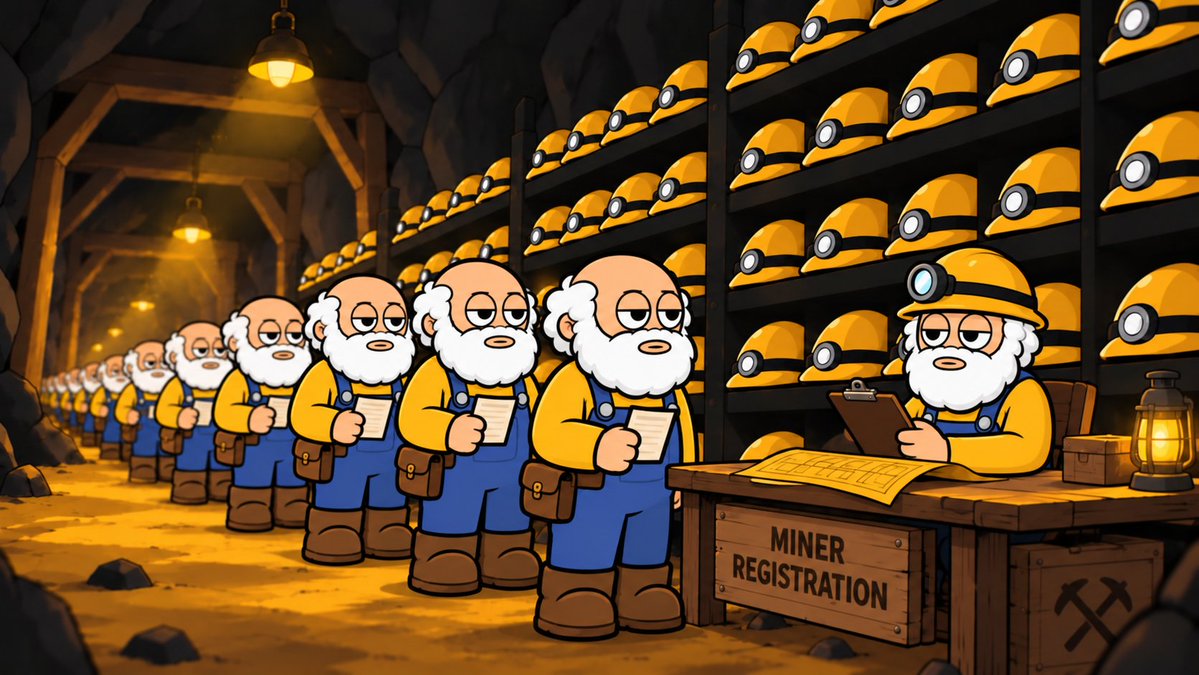 MinersRH's tweet photo. First Wave Wallet Checker is now live.⛏️

https://t.co/WeJqlCDuO9

Recent collaboration wallets and final allocations are still being added and will appear in the final wallet checker before mint. Collabs are closing soon.

Keep Digging. https://t.co/bJSbxy7WV5