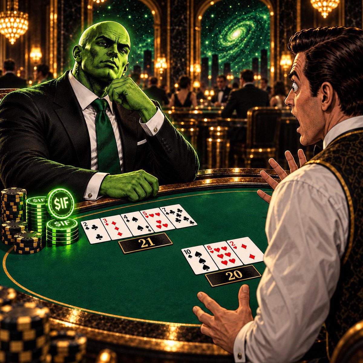 AlexFreebirdX's tweet photo. Never bet against What what-if-3:native.

The hand may look weak.
The table may think it’s already over.

But all it takes is one final card to change everything.

No matter how the situation looks, never count out $IF. https://t.co/yZ9GAjqSNq