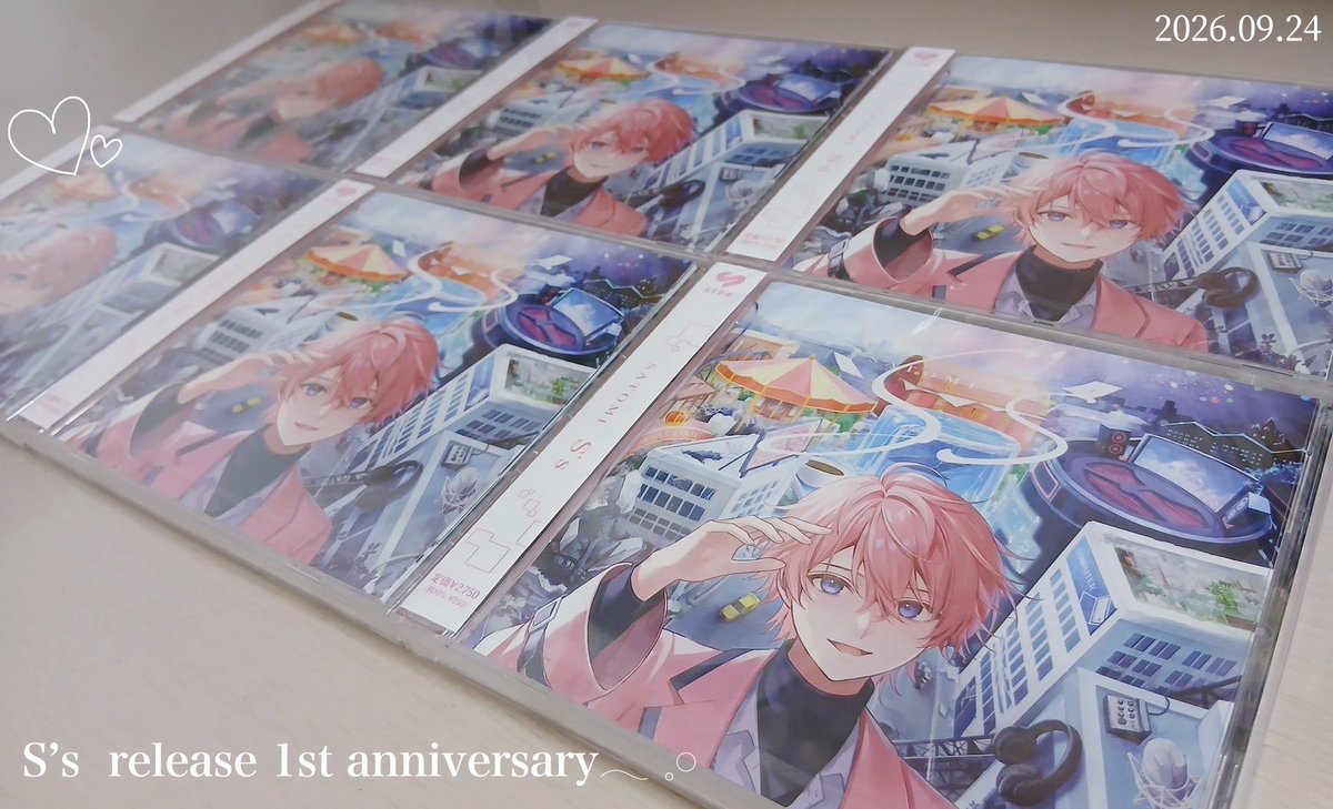 satonya0555's tweet photo. 【 S’s  release 1st anniversary 】
#さとみくん

S’s 1周年 本当におめでとう

これまでの活動の軌跡が詰め込まれた一枚

受け取ることができて幸せだよ

これからも君の笑顔を 側で見続けられますように。

2026.09.24
#Ss1周年 https://t.co/uX5TM2EVr1
