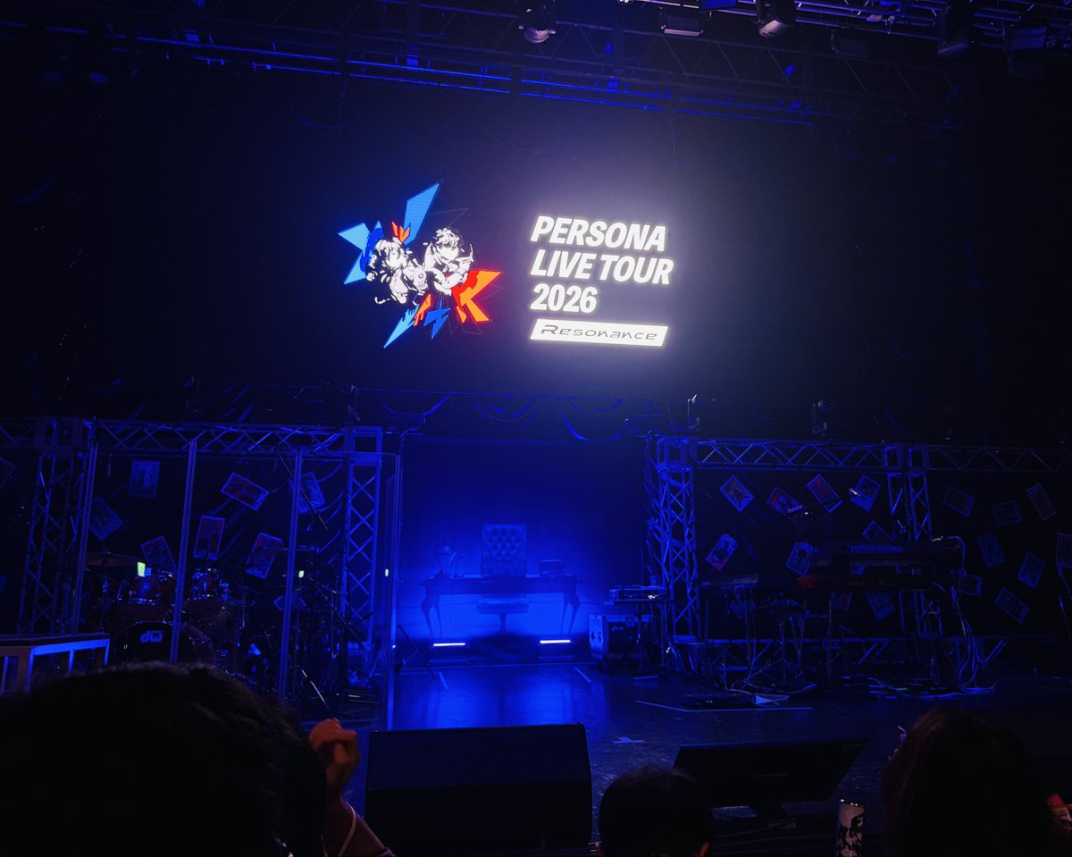 Potetofly's tweet photo. 2026.09.23
PERSONA LIVE TOUR 2026
-Zepp DiverCity (TOKYO)- 
ペルソナ3〜5の音楽をZeppの距離感と、
バンドサウンドで浴びれて最高‼️
#ペルライ #PLT2026 #ペルソナライブ https://t.co/dCaggWwNTI