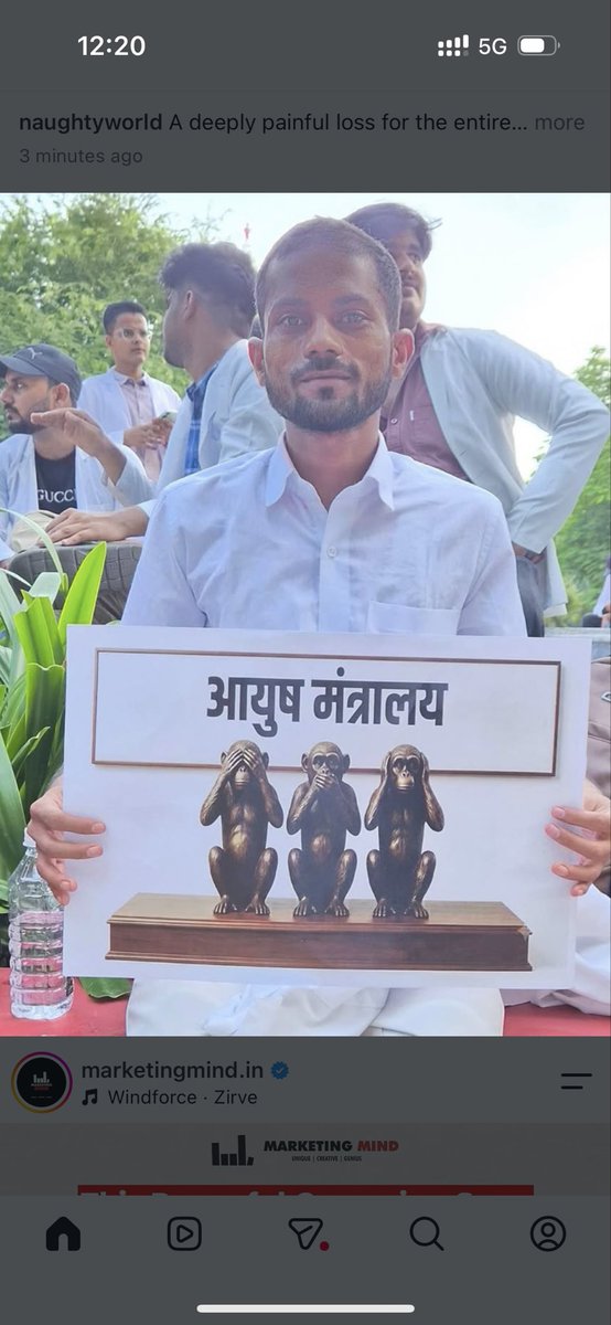Himansh26880279's tweet photo. UP में AYUSH interns वर्षों से ₹7,500 stipend पर काम कर रहे हैं। महंगाई बढ़ी,जिम्मेदारियां बढ़ीं,लेकिन stipend वहीं है। AYUSH को सम्मान है तो interns को सम्मान क्यों नहीं? @CMOfficeUP @moayush @DayaluBJP @brajeshpathakup #BoycottAyurvedaDay #आयुष_का_अधिकार_25000 https://t.co/FScGr3i785