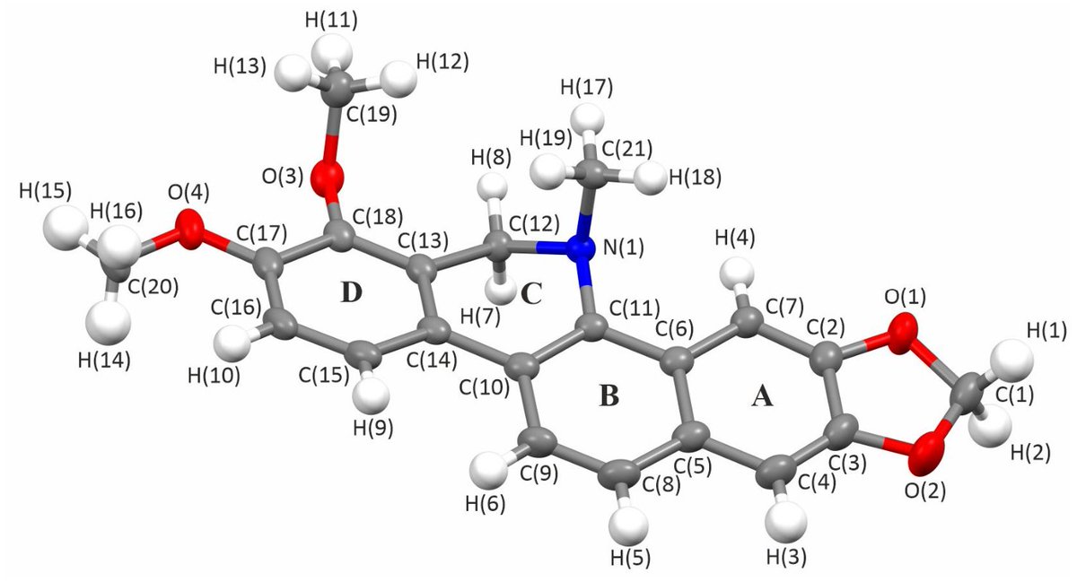 Molbank_MDPI's tweet photo. 📢New published #ShortNote

🌟1,2-Dimethoxy-12-methyl-13H-[1,3]benzodioxolo[5,6-c]phenanthridine

✒️ Peter Mbugua Njogu @petermbuguanjog et al. from University of Nairobi

👉Full paper: https://t.co/n4uqm6myam https://t.co/h948uLVzEe
