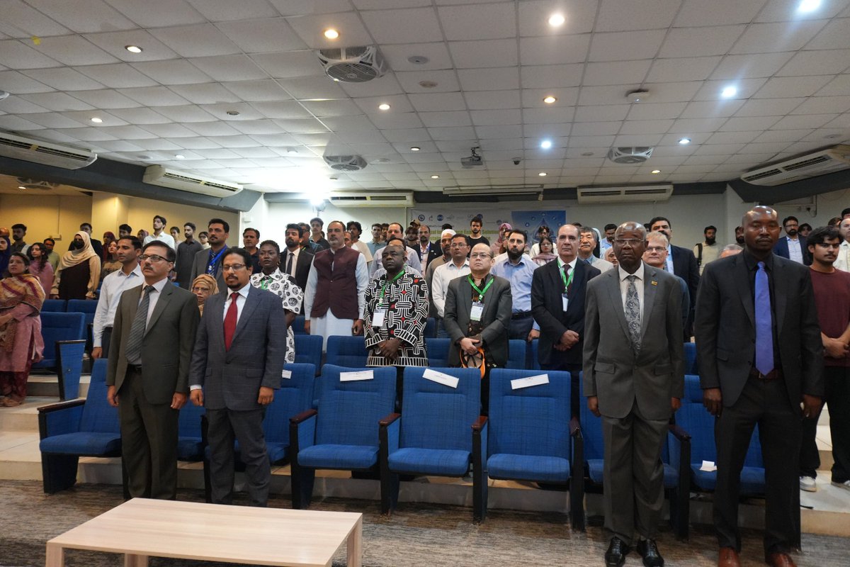 COMSATS_en's tweet photo. 4-day ANSO–COMSATS International Conference on #AI Enabled Solutions for Sustainable #Water Governance, Security & Safety inaugurated in Islamabad 🇵🇰. Co-funded by #ANSO & #COMSATS, and hosted by #CUI. Collaborators & partners include NRC 🇪🇬, XIEG-CAS 🇨🇳, GCISC 🇵🇰 & PCRWR 🇵🇰. Conference endorsed by #IDSSD - 2024-2033
#ANSO #COMSATS #AI4Water #WaterSecurity
