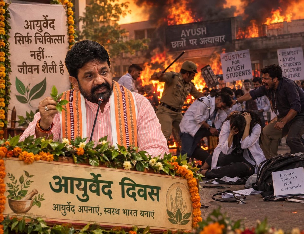 praveen97606236's tweet photo. अगर आयुर्वेद और होम्योपैथी हमारी परंपरा और स्वास्थ्य व्यवस्था का हिस्सा हैं,तो इनके interns के साथ आर्थिक असमानता क्यों? UP सरकार ₹25,000 stipend पर स्पष्ट निर्णय दे। @CMOfficeUP @moayush @DayaluBJP @brajeshpathakup #BoycottAyurvedaDay #आयुष_का_अधिकार_25000 https://t.co/Ba5kxbfbOy