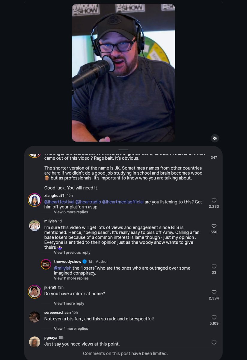 bangtansarmywoa's tweet photo. Imagine being so scared of 'losers' that you had to turn your comment section off. https://t.co/LwofMcQzu6