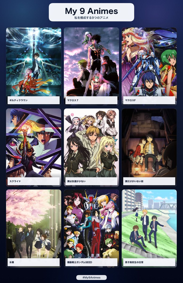 yakomegu's tweet photo. #私を構成する9つのアニメ https://t.co/hZD552yIhl