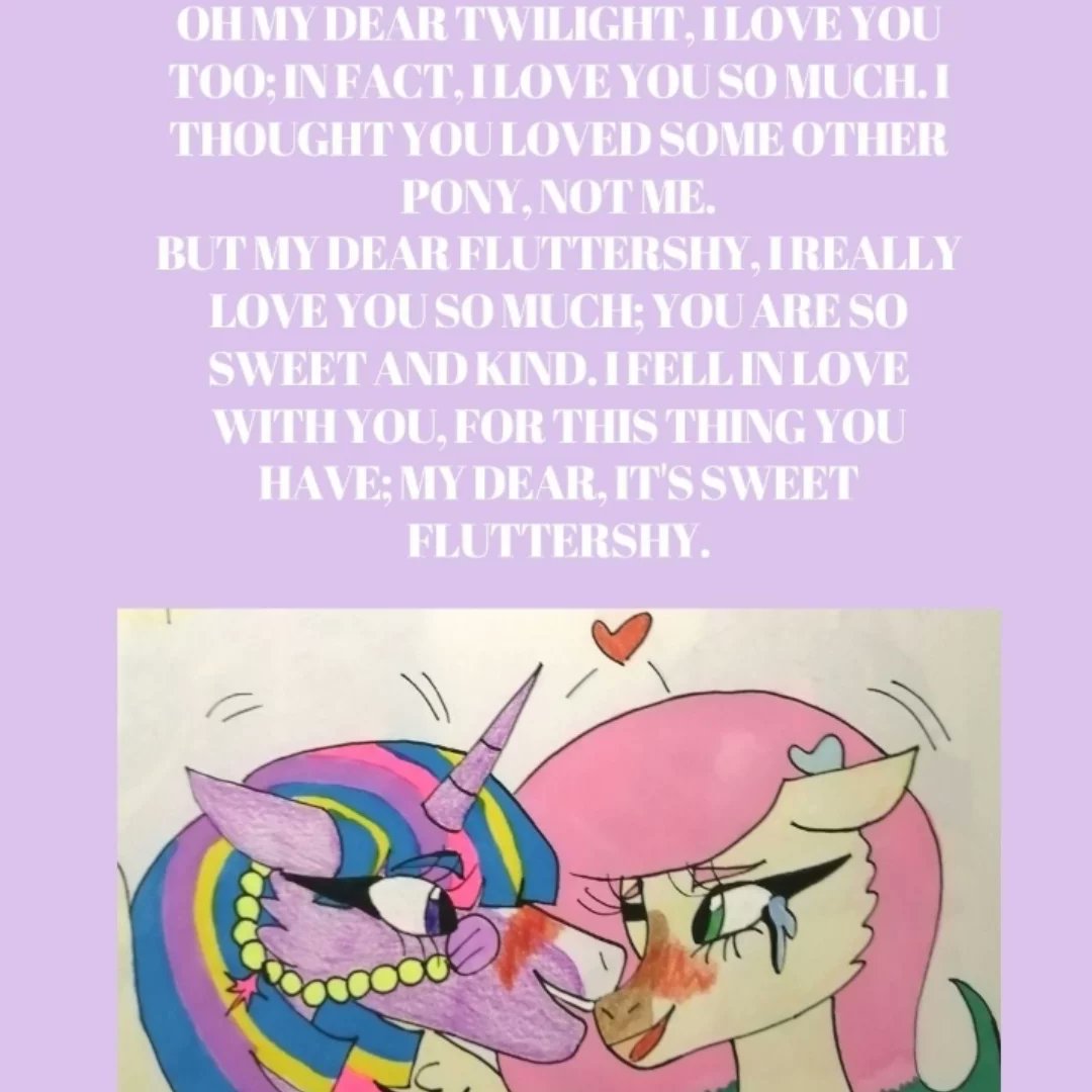 VioletteTimbers's tweet photo. Part two—the finale of my MLP story. Please be mindful if you’re sensitive to certain content. https://t.co/m32G0gIlMD