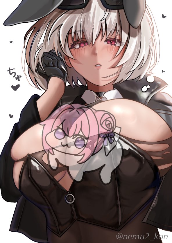 nemu2_kon's tweet photo. 『…キスする？』

#NIKKE #NIKKEfanart #シュガー https://t.co/UFpBsYGtN6
