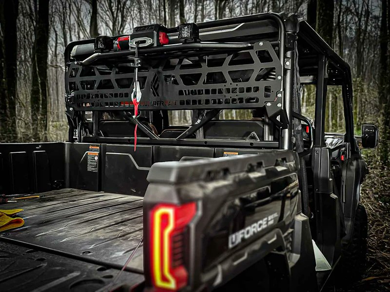ThumperFab's tweet photo. HUNTING SEASON READY! The Thumper Fab Winch Headache Rack for the CFMOTO UForce U10 PRO helps get that trophy up and into the bed with up to 1,500 lbs of lifting power. Hunt hard. Load easy.
#ThumperFab #CFMOTO #UForceU10PRO #Hunting #DeerHunting #BigGame #UTV https://t.co/d8mwVLwNON