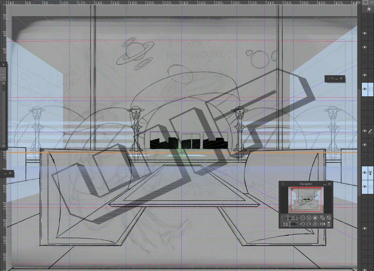 sarakinart's tweet photo. WIP, I still have to fix few things but my background is almost finished! Only Clover left! https://t.co/7IAoJDNU3u