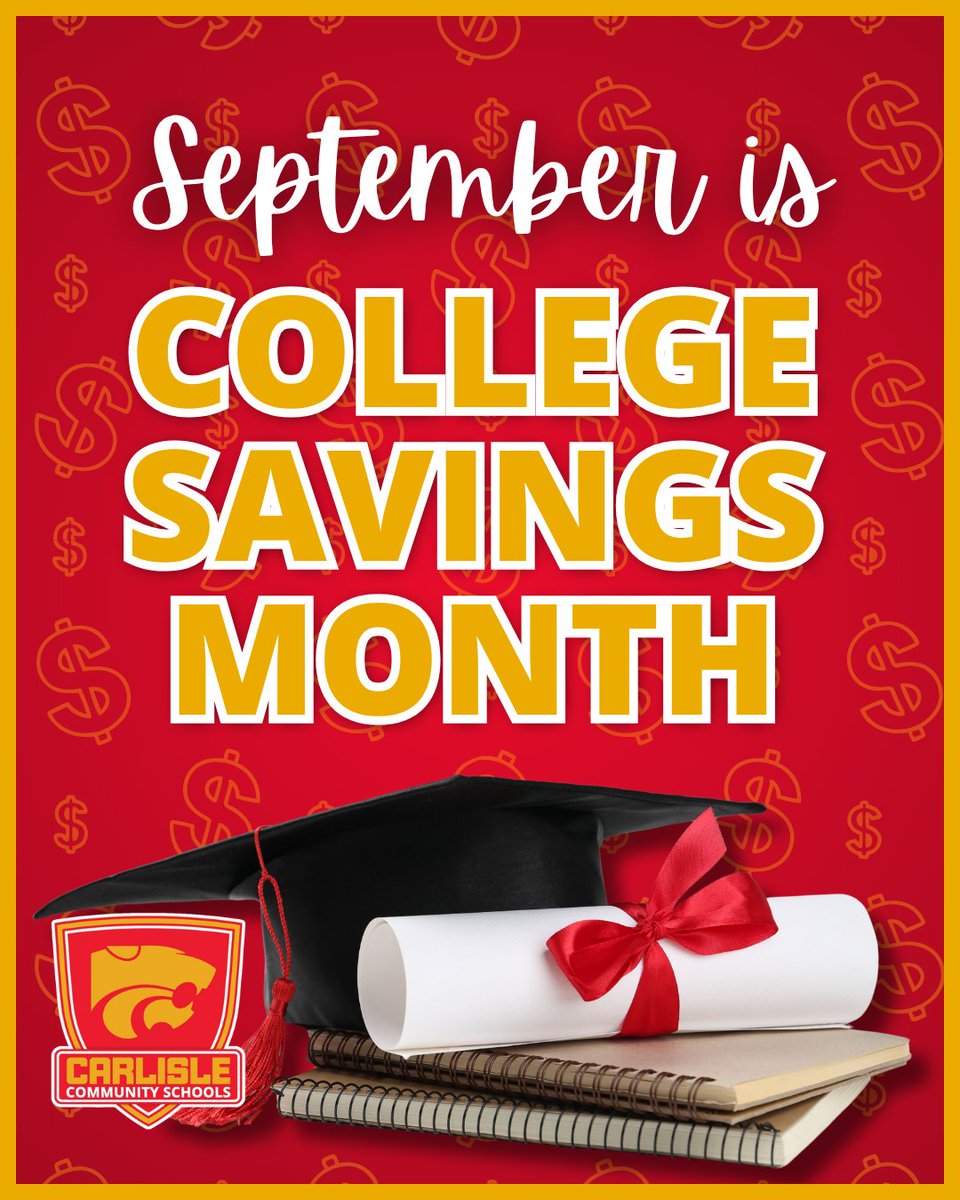 carlisle_csd's tweet photo. During College Savings Month, families can look ahead to all the possibilities waiting for their children after high school. Saving early and regularly can help build resources that support those future goals. 🎓

Learn about Iowa’s 529 savings plan: https://t.co/zpmJRAJOvE https://t.co/djqoW5nyuQ