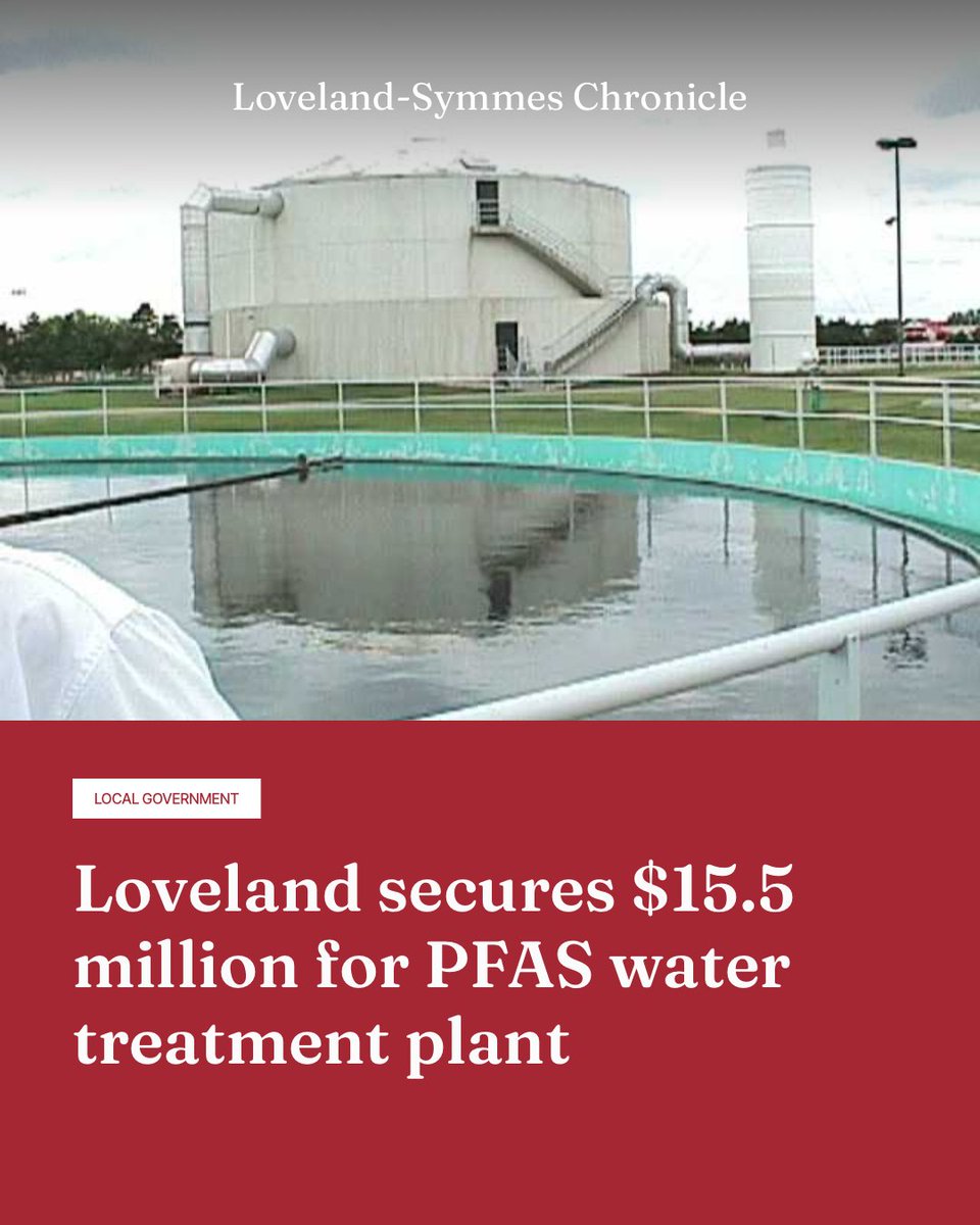 CincyRegional's tweet photo. Loveland has secured $15.5 million of the estimated $17 million needed to build a new water treatment plant that will filter PFAS chemicals from the city's drinking water. 

Read more: https://t.co/0UIDh057wp 

#LovelandOhio https://t.co/0TBGcXZldE