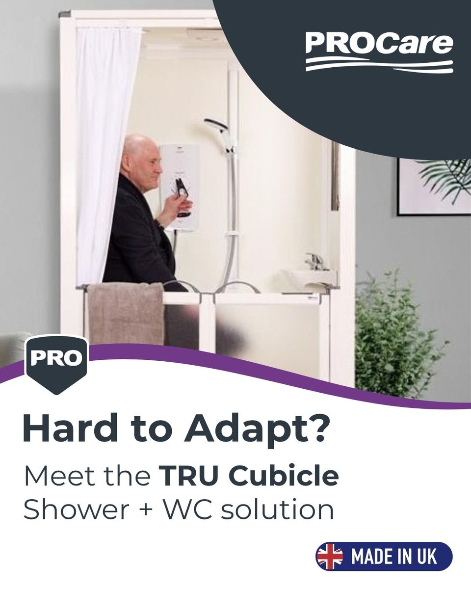 procareltd's tweet photo. The TRU Cubicle gives housing teams another option when a property's proving hard to adapt, the works are delayed, or someone just needs washing and toileting facilities sorted, and quick.

WhatsApp 07483 127075
01942 206004
sales@procare-ltd.co.uk
https://t.co/NONEvAulCY https://t.co/4kcs2CFw1l