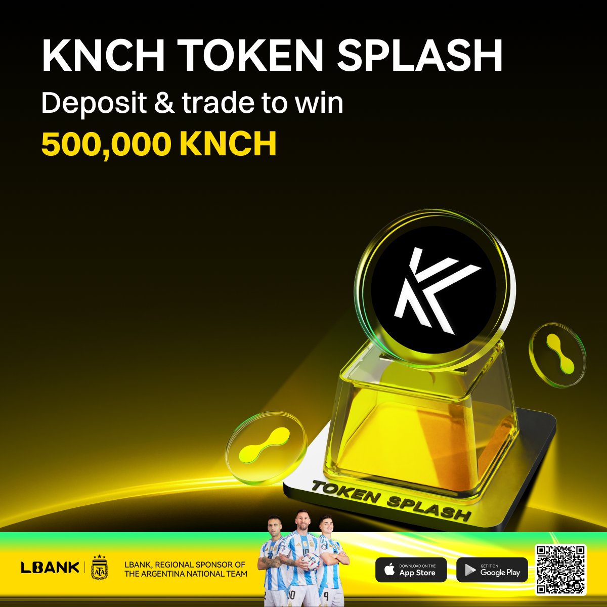 LBankUpdates's tweet photo. 500,000 $KNCH just landed. 🔥

New users can unlock 1,000 KNCH, while Spot traders compete for a 250,000 KNCH pool with up to 40,000 KNCH for individual rewards. 

Deposit. Trade. Invite. Stack more $KNCH.

Join the Token Splash:https://t.co/U3jB8r37Gg https://t.co/k7MdFmN52T