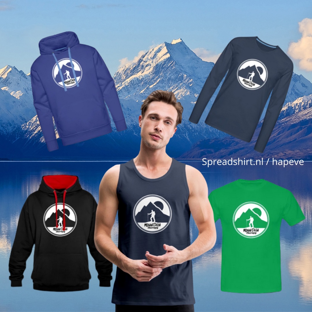 LacyMulherdn's tweet photo. Mountain Therapy” by Hapeve. Shirts available at Spreadshirt. nl. Click the link in the bio for details. https://t.co/ZlNRjBLFet