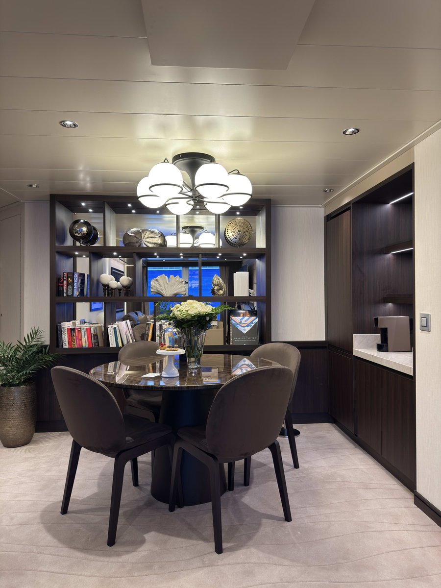 Cyndirae13's tweet photo. This is what staying in an Ocean Residence aboard EXPLORA III can look like. If you like the idea of having the space and service of a luxury hotel, while waking up somewhere new, this might be one to consider.
#ExploraJourneys #OceanStateOfMind https://t.co/2I0iK9zUuL