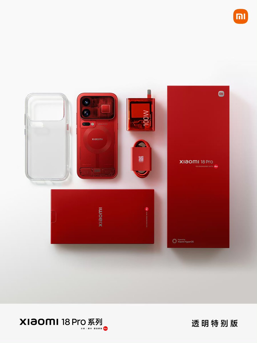 yabhishekhd's tweet photo. Xiaomi 18 Pro Max special transparent edition is here. https://t.co/x5fOQqWkG6
