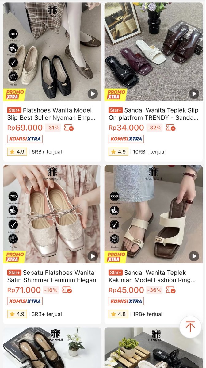 tniagrn's tweet photo. AKHIRNYA NEMU TOKO SEPATU YANG GAK BIKIN KANTONG BOLONG😭🙏🏻
semua flatshoes &amp; sandal cewek disini cuma 34RB - 75RB aja! https://t.co/f25xQYE9ZD