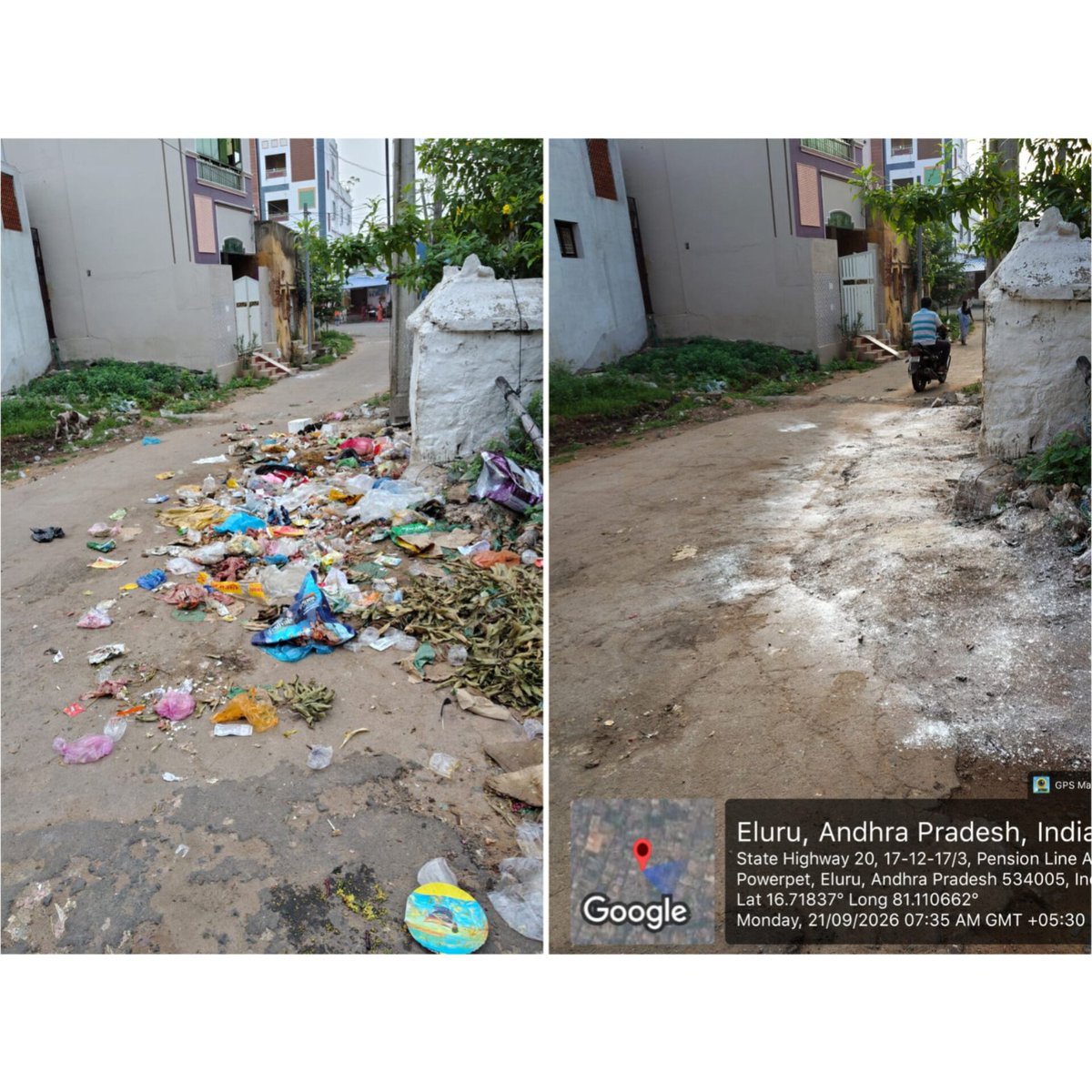 elurumc's tweet photo. 🔹 School sessions on Single-Use Plastic &amp; Home Composting.
🔹 Drain desiltation &amp; bulk waste clearance has been done accross the circles.
Let’s keep Eluru clean &amp; green! 🌿✨
#SwachhataHiSeva2026 
#SwachhBharat 
#SHS2026
#Swachhotsav 
#SwachhataHiSeva https://t.co/0jvFKnEArP
