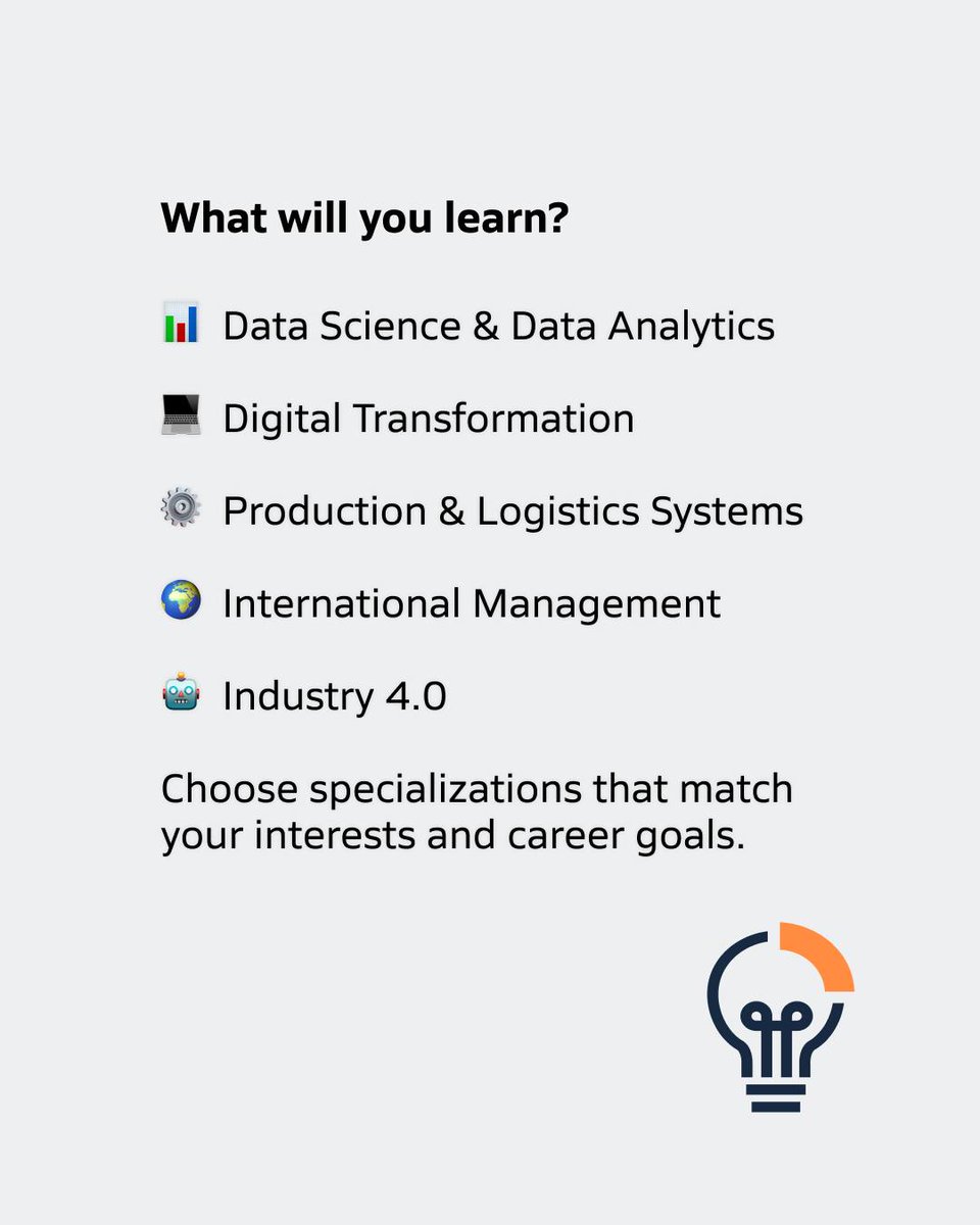 KerrieTrier's tweet photo. Interested in technology and business? Study Industrial Engineering and Management in English at Fresenius University of Applied Sciences. Gain hands-on experience and specialize in Industry 4. 0, Production and Logistics, International Management, https://t.co/jvsDOlfr8x