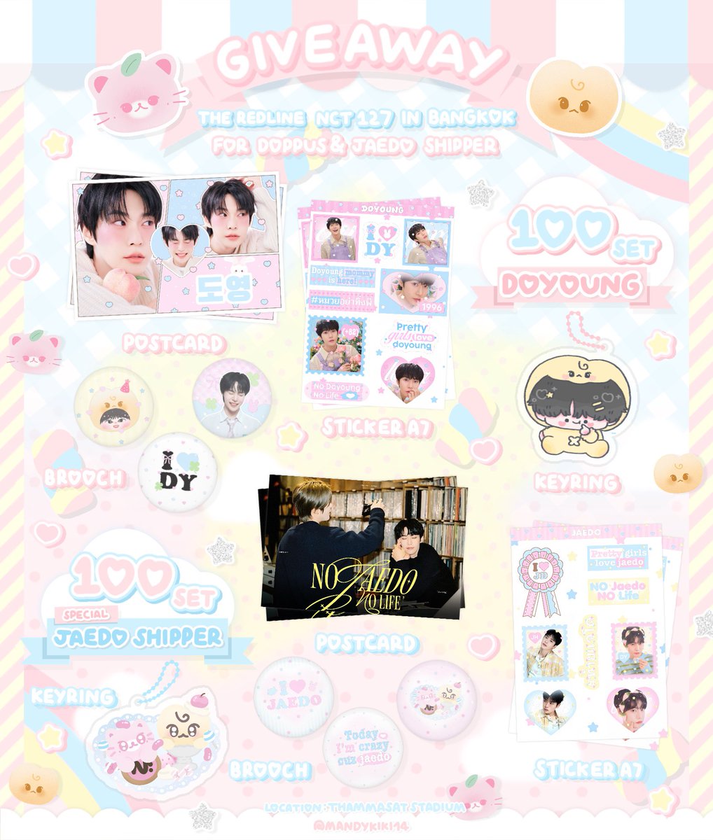 mandyjanj's tweet photo. ♡‧₊ ୨ৎ pls kindly retweet ˚◞♡꒱

Giveaway #THE_REDLINE_BANGKOK

Date : 31 oct - 1 nov
Location : Thammasat stadium
Time : tba
•  rt and show this tweet

#NCT127_5TH_NEOCITY_THE_REDLINE
#NCT127_5TH_NEOCITY_BANGKOK_THE_REDLINE https://t.co/7TvRi3SgLA