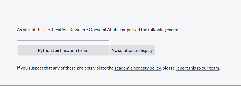 CaliphA_b's tweet photo. One certificate earned.
Many more problems to solve.
A lot more code to write.
And I'm just getting started. https://t.co/VPnVxxkLxQ