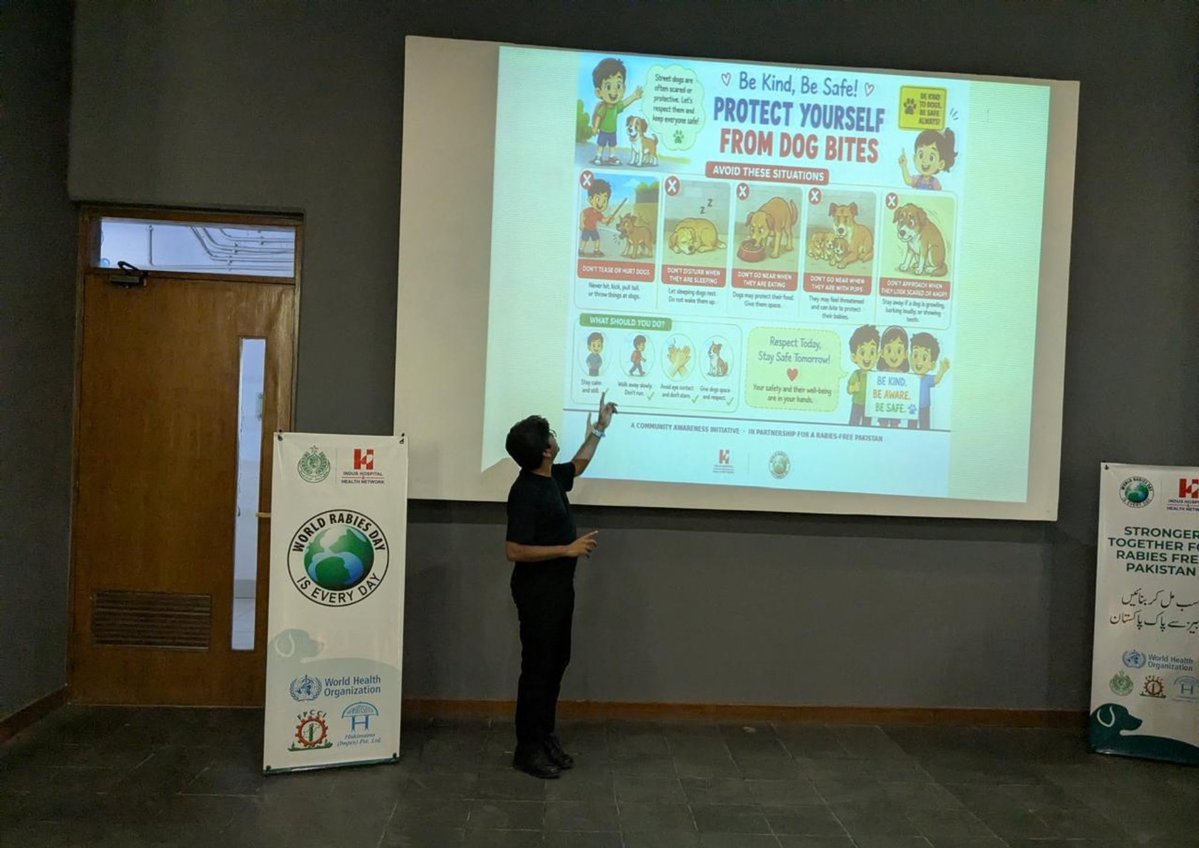 ZindagiTrust's tweet photo. @IHHN_PK conducted rabies awareness sessions at Zindagi Trust’s adopted schools, helping students and teachers learn how to prevent dog bites and respond safely if one occurs.

From wound washing to timely medical care, the sessions focused on simple steps that can save lives. https://t.co/P0hiWq1474