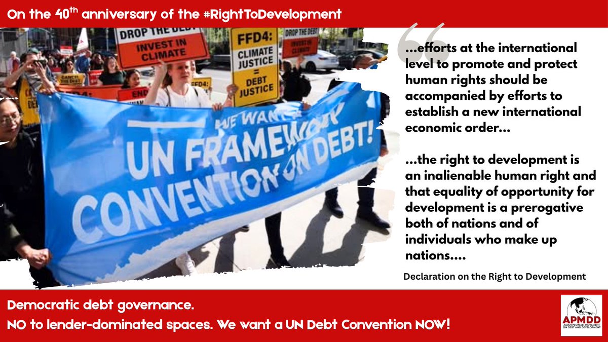 AsianPeoplesMvt's tweet photo. @UN
@debtgwa
@cs_ffd
#StopTheHarm #CancelTheDebt #DebtJustice #ClimateJustice #Reparations #JustTransition #UNDebtConvention #UNGA2026 #UNRightToDevelopment https://t.co/AeV99zx3dQ