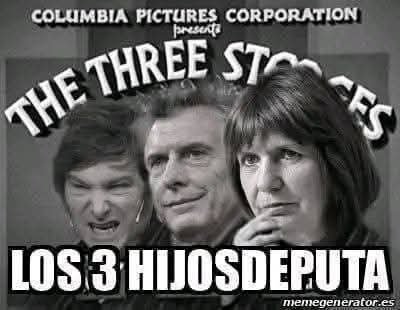 NipotiDaniel's tweet photo. Los tres hijos de puta https://t.co/UqOUvp1wx8